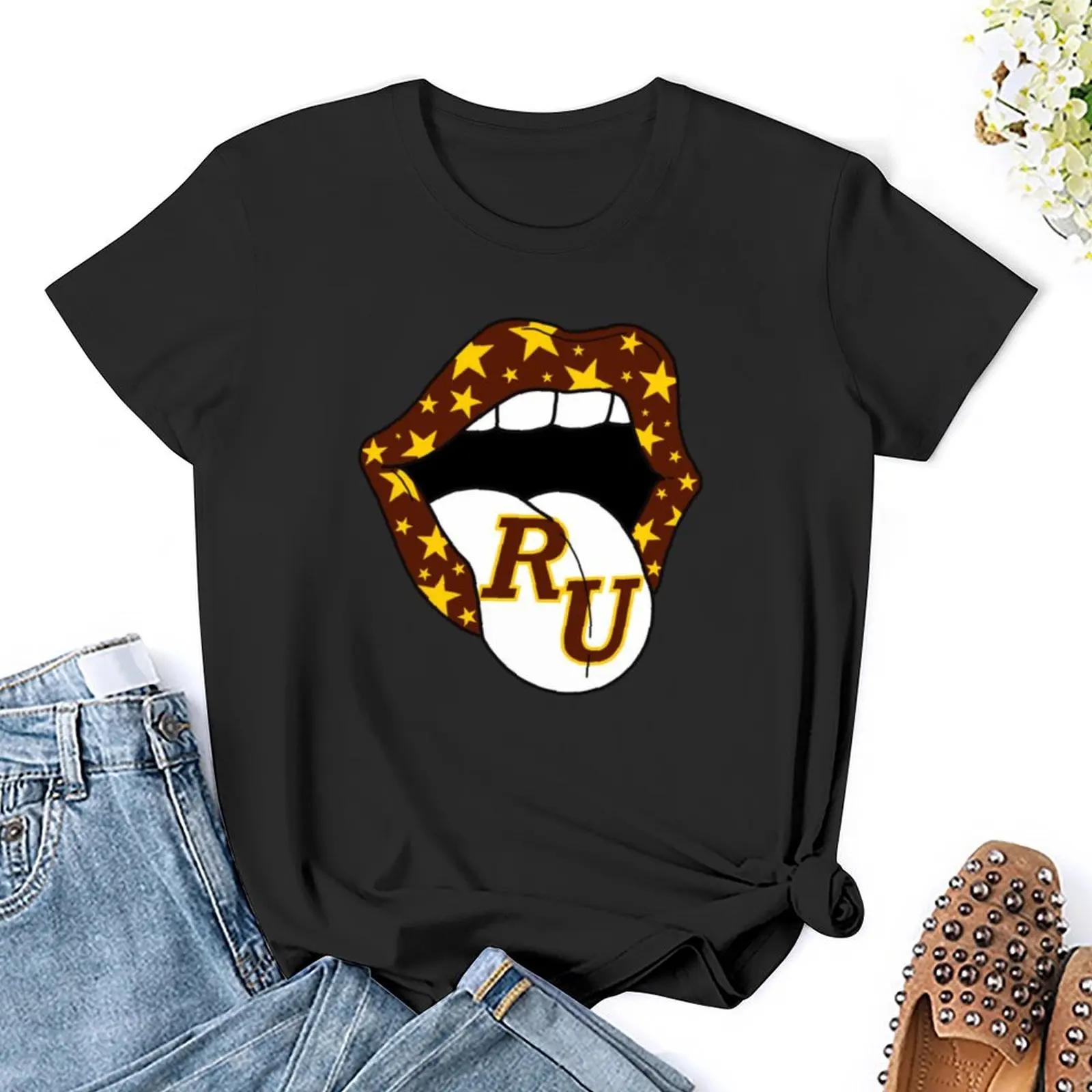 Rowan University T-Shirt Zomer Kleding Kawaii Kleding Esthetische Kleding T-Shirt Jurk Voor Vrouwen Lang