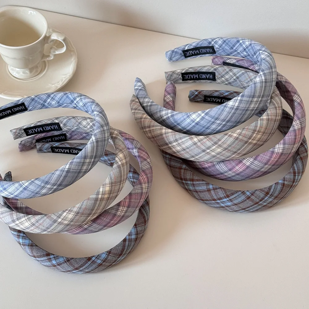 

Новые синие повязки на голову для женщин и девушек, популярные винтажные аксессуары-обручи, модные украшения для макияжа и причесок