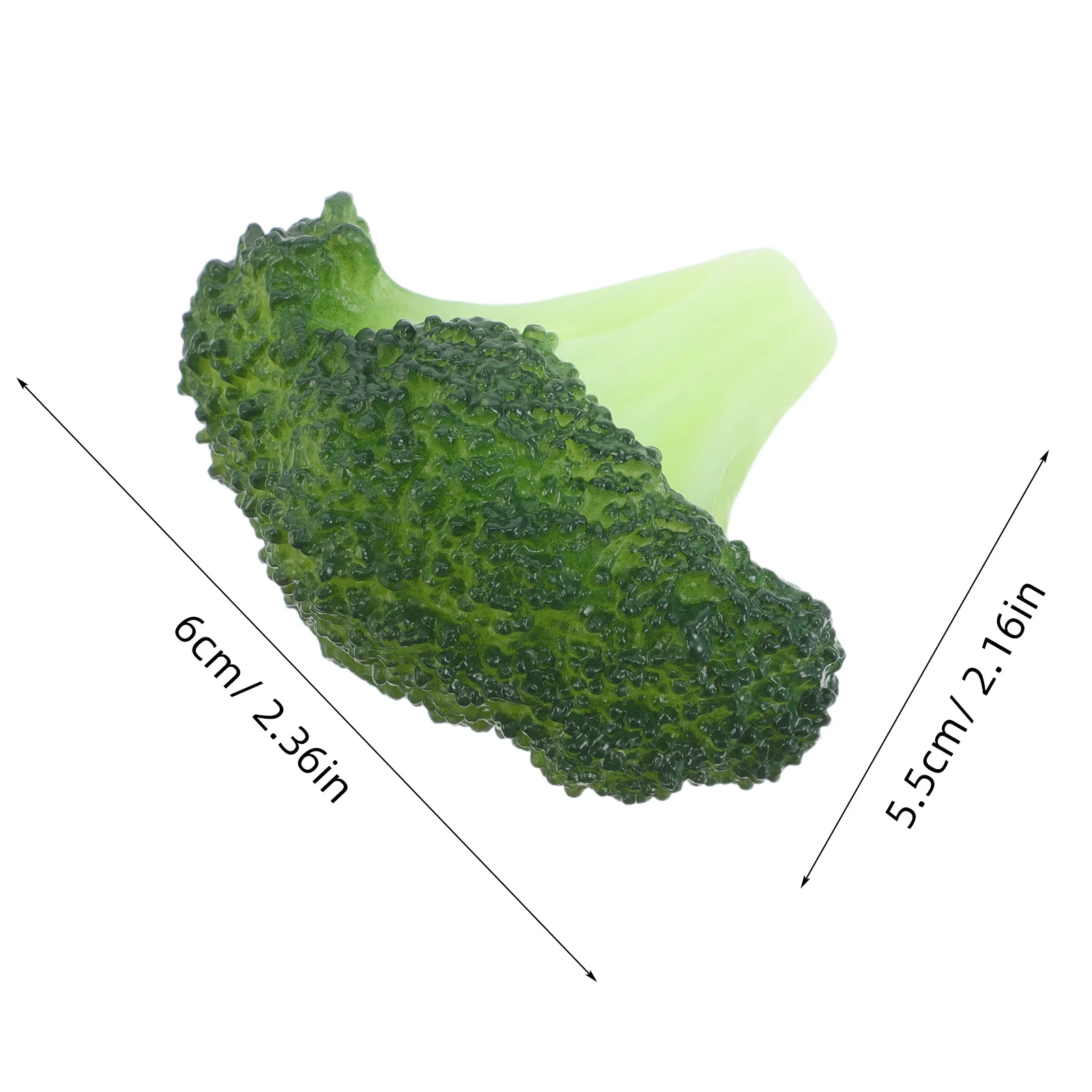 Outil de taches de rousseur de brocoli, conception réaliste de faux légumes pour le maquillage de taches de rousseur naturelles, tampon de visage de légumes verts réutilisable