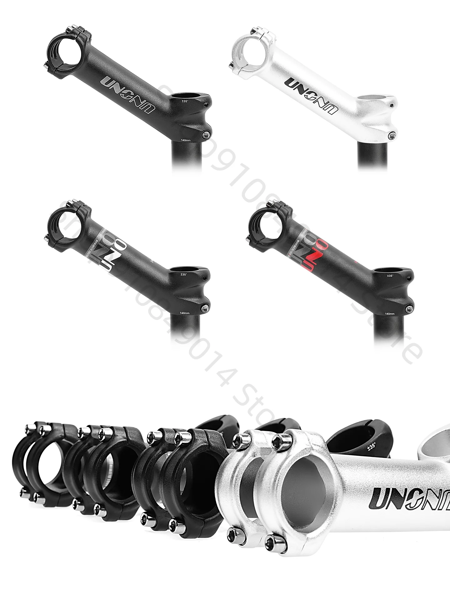 Kalloy UNO Vorbau 35 Lang Fahrradlenkervorbau 130/140/150mm Fahrradlenker Power 31.8mm Lenkerverlängerung 2026 – Detail 9
