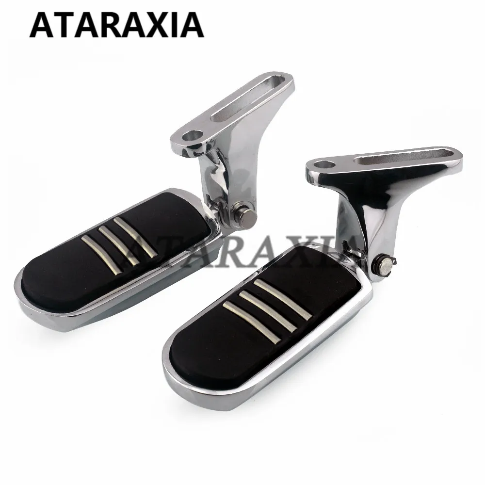 Motorcycles Rear Passenger accessories Footpegs Mount Kit Footrest Clamp Pedal For Harley Touring Electra Glide Road King 93-23