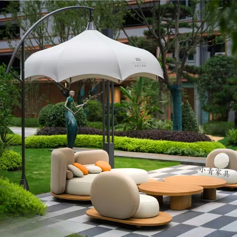 Outdoor Beach Patio Umbrellas & Bases Balcony Hotel Picnic Patio Umbrellas & Bases Homestay Villa Furniture Ombrello Ls40hws