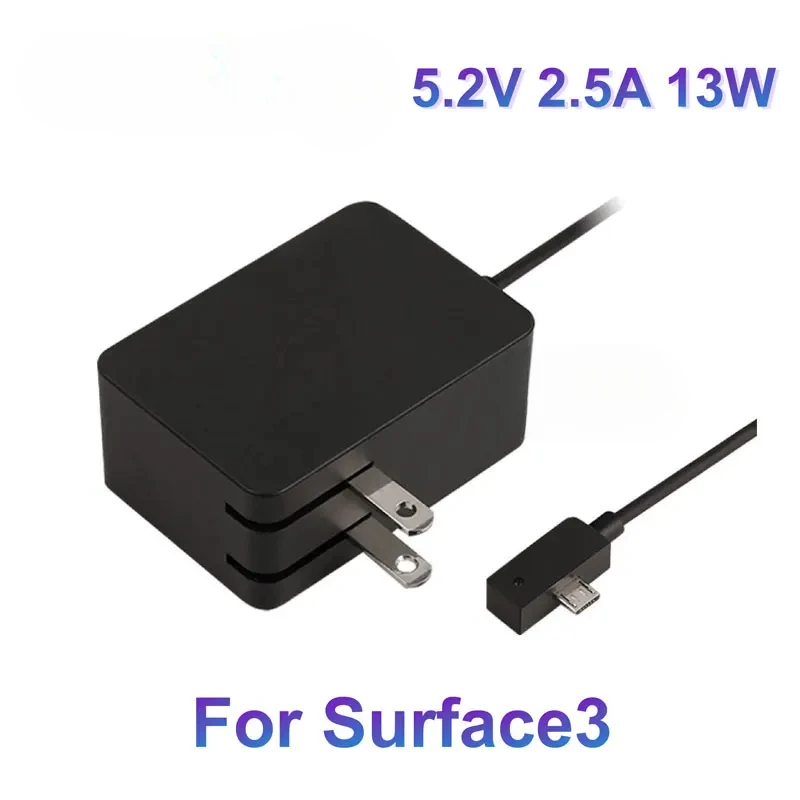 

5.2V 2.5A 13W For Microsoft Surface3 AC Laptop Power Adapter 1624 1645 Charger Android mouth