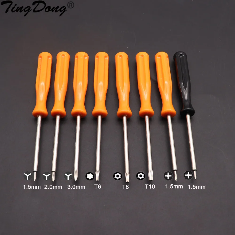Screwdrivers Screw Pickers DIY Phone Disassembly Tool Phillips 1.5mm  2.0mm 3.0mm Torx Pentalobe Y Type T6 T8 T10