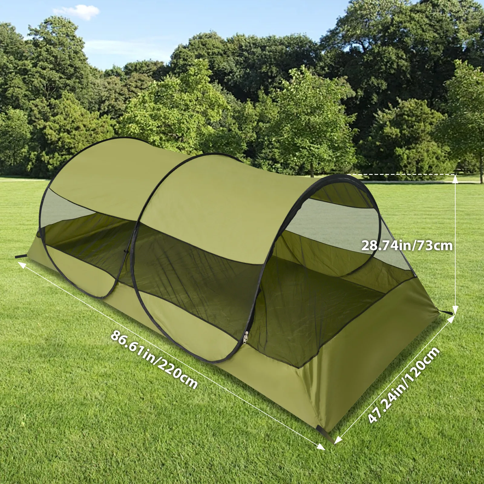 Foldable and Non Installation Mosquito Net Tent for Outdoor Portable Use