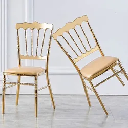 6 Pcs Chivalry Chairs Parties Hallway Chair Napoleon Wholesale Reception Glossy King Living Room Event Salon Mueble Gold