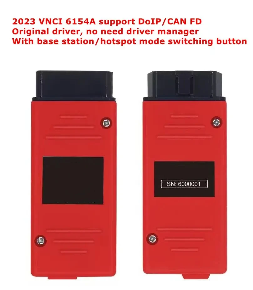 Car Diagnostic Tool For VNCI 6154A ODIS 11 Support Latest Version Software And CAN FD DoIP Protocol Original Function Drive SVCI