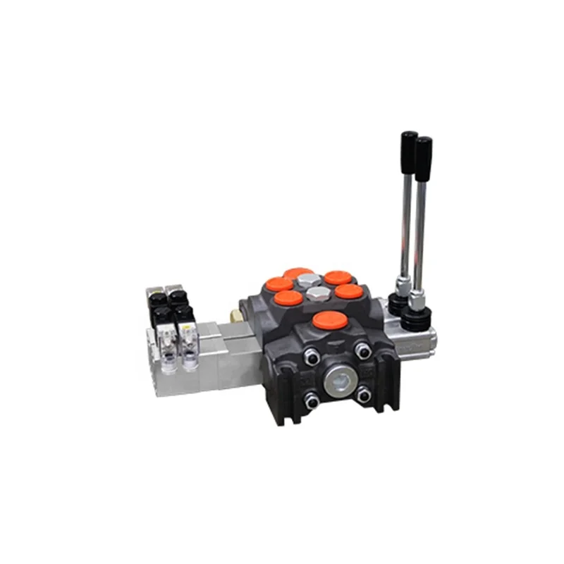 200 Lpm Highflow Hydraulic Directional Control Valve Manual Lever 1~12 Spools DCV 200 Sectional Directional Control Valve 3 Way