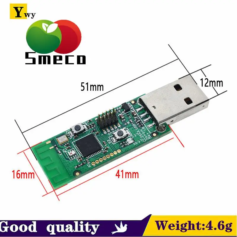 무선 지그비 CC2531 CC2540 스니퍼 베어 보드 패킷 프로토콜 분석기 모듈, USB 인터페이스 동글 캡처 패킷 모듈