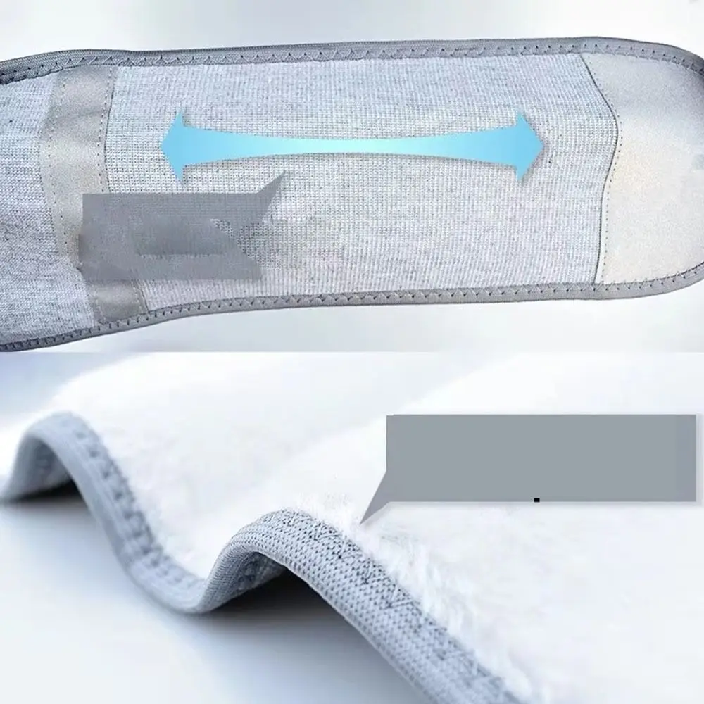 Waist Gear Adjustable Waist Warmer Thicken Soft Warm Waist Support Comfortable Thermal Waist Back Belt Fitness Sports