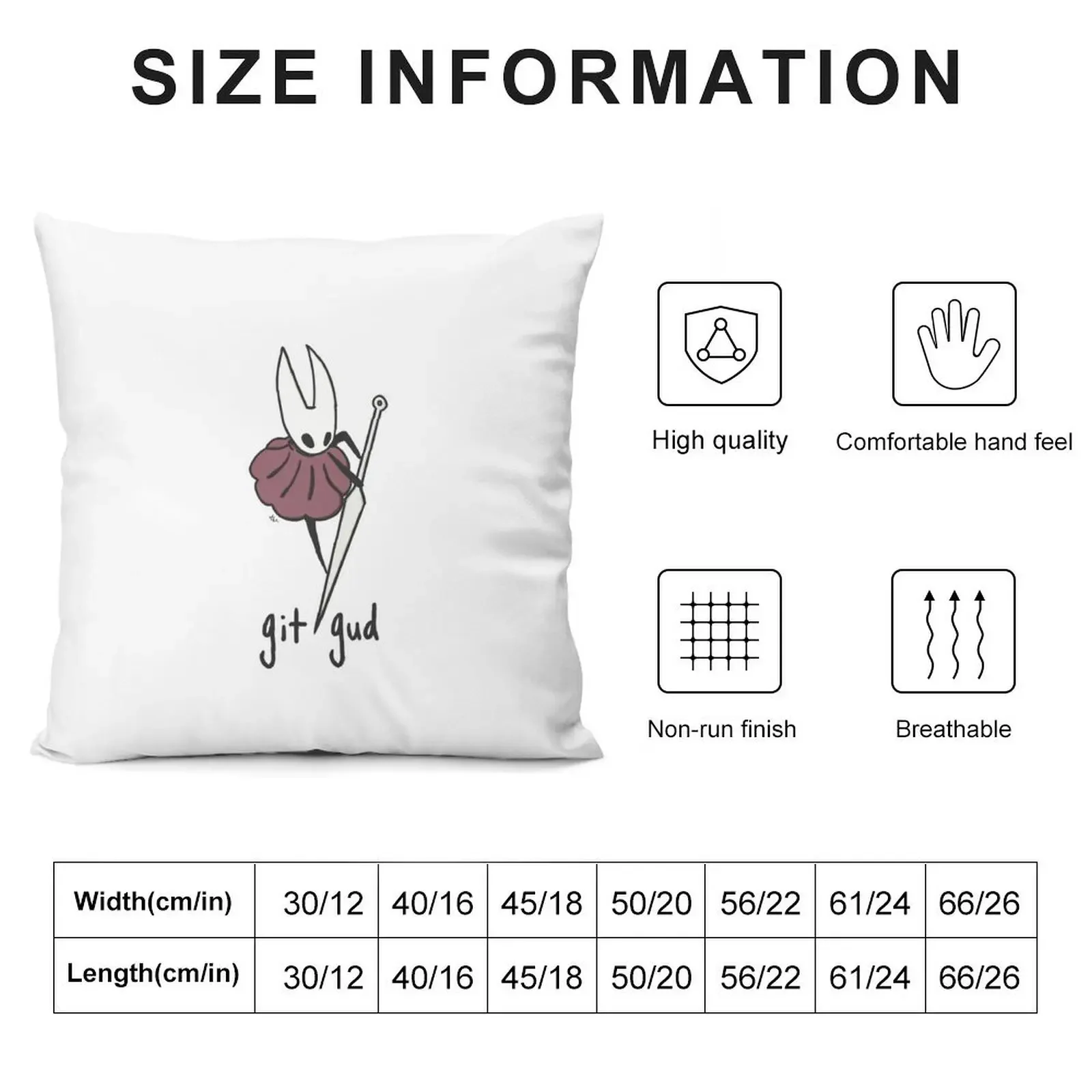 hornet git gud Throw Pillow Pillowcases Elastic Cover For Sofa home decor items Decorative Cushion pillow