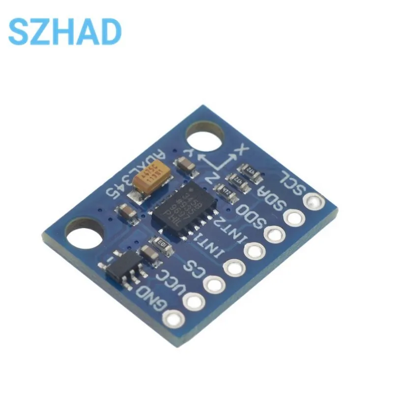 Y-291 ADXL345 3-Axis cyfrowy czujnik grawitacyjny moduł przyspieszenia IIC/SPI moduł transmitujący nachylenia czujnika do Arduino