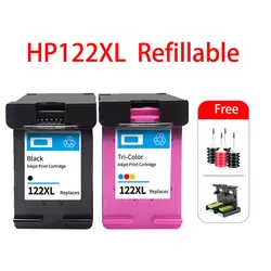 Compatible Refillable Ink Cartridge For HP122 122XL Deskjet 1000 1010 1011 1012 1015 1050 1050A 1051 1055 1056 1510 1511 Printer