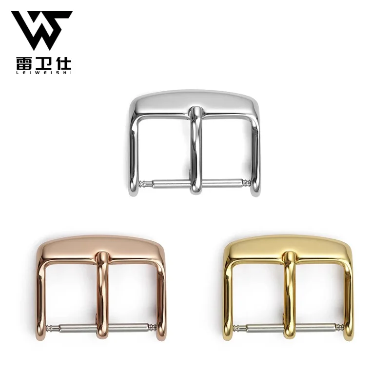 10 12 مللي متر 14 مللي متر 16 مللي متر 18 مللي متر 20 مللي متر 22 مللي متر الفولاذ المقاوم للصدأ حزام الساعات مشبك النساء الرجال الفضة الصلبة المعادن حزام (استيك) ساعة المشبك حزام لحزام