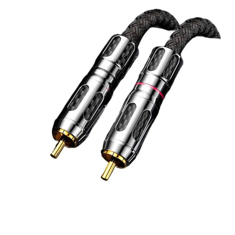 TanDu-EVO sterling silver alloy RCA dual lotus audio cable HIFI power amplifier CD decoding bile rear stage signal cable