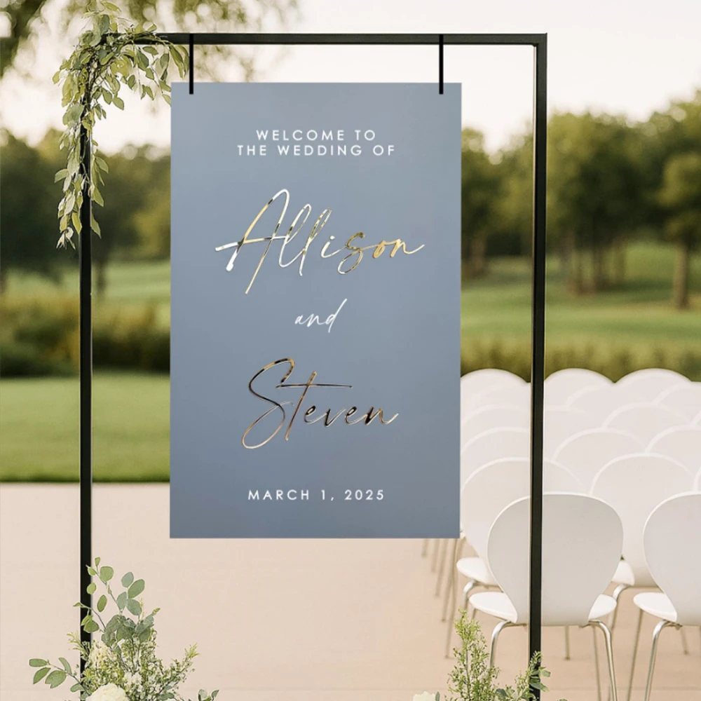 

Wedding Vinyl Wall Stickers Custom Name Wedding Decal Birthday Engagement Party Wall Stickers Board Mirror Decor