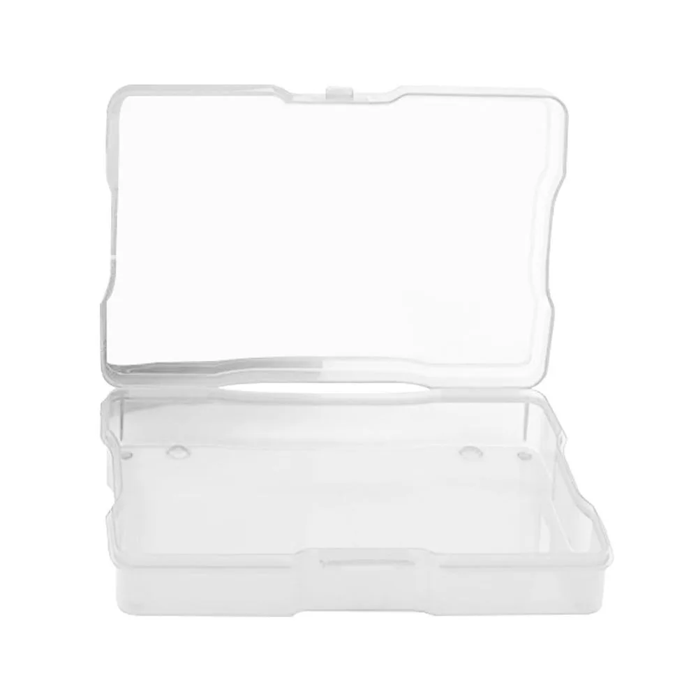 

Коробка для хранения фотографий 5x7 дюймов и 4x6 дюймов, пластиковая, прозрачная, с откидной крышкой и ручкой