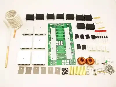3000W No-Tap 6-tube ZVS High-frequency Induction Heating Module DIY Kit 50A