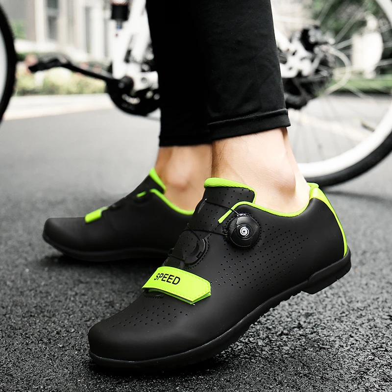 

Unisex Bike Shoes Rubber Without LockMen Without Cleats Road Bicycle Rb Speed Cycling Shoes Sneaker Flat Pedal Mtb Women