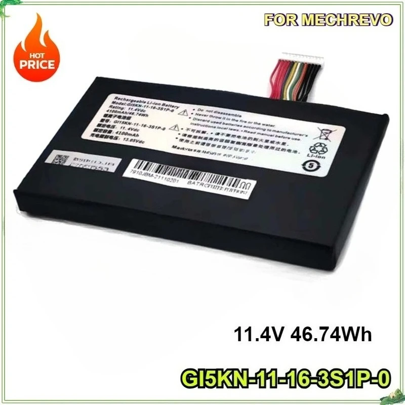 

GI5KN-11-16-3S1P-0 GI5KN-00-13-3S1P-0 Laptop Battery for MECHREVO X1 X2 for Hasee Z7M-KP5GC Z7M-KP7GC Z7M-KP7S KP7GT 46.74Wh
