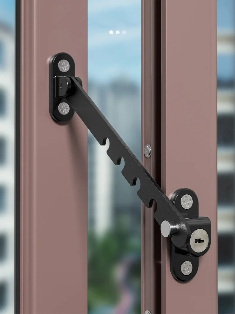 Window Limiters, Keyed Locks Are More Secure.