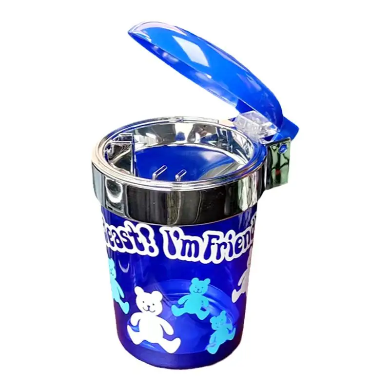 

Cute teddy bear pattern illuminated car ashtray