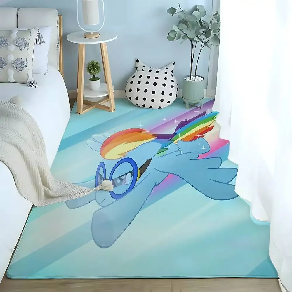 R-Rainbows Dashs Floor Mats Home Laundry Rug Carpet For Living Room Decor Lounge Area Anti-slip Foot Mat Entrance Doormat