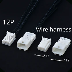 12 Pin Automotive connector car vehicle central control cable Wire harness plug socket For Toyota Nissan 1318774-1 1565894-1