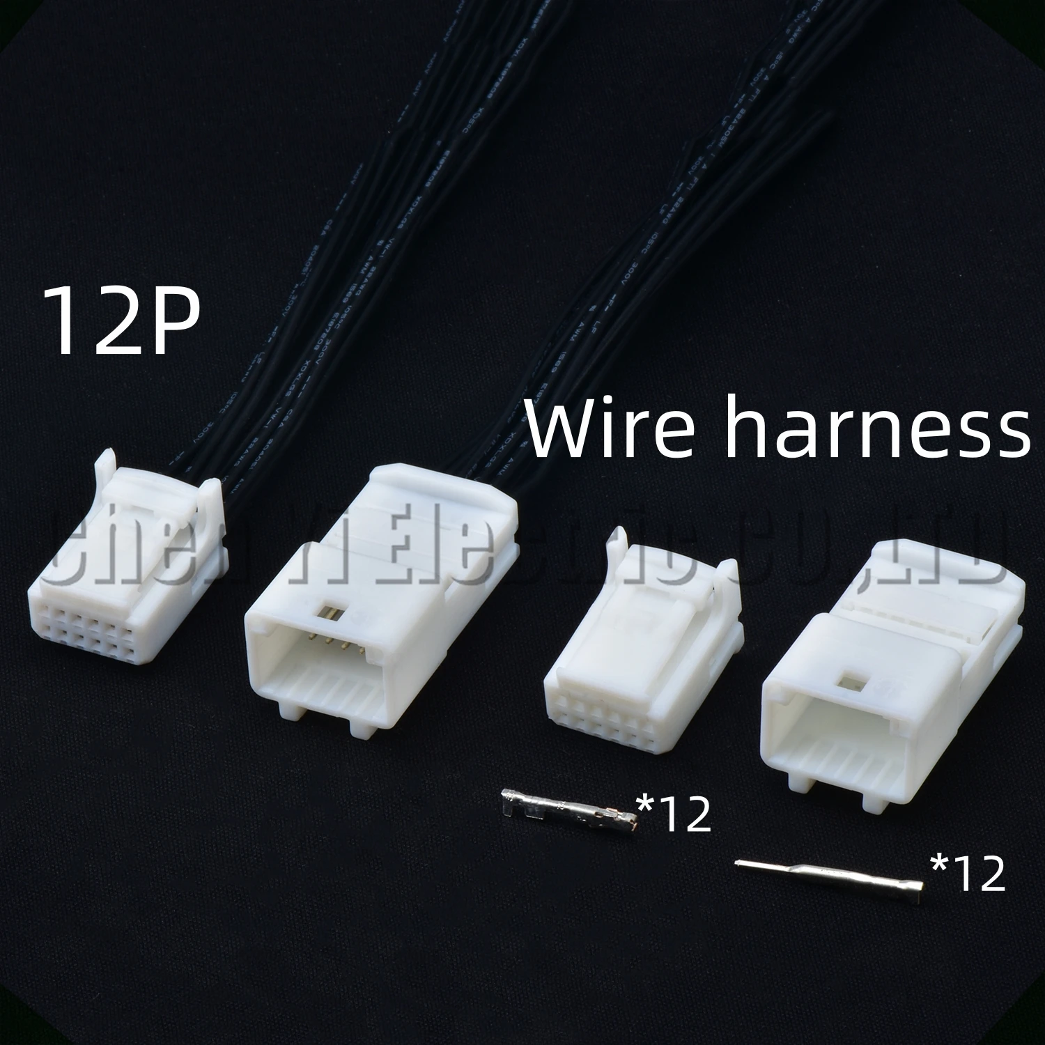 12-pinowe złącze samochodowe samochód centralny kabel sterujący wiązka przewodów gniazdo wtykowe dla Toyota Nissan 1318774 -1 1565894 -1