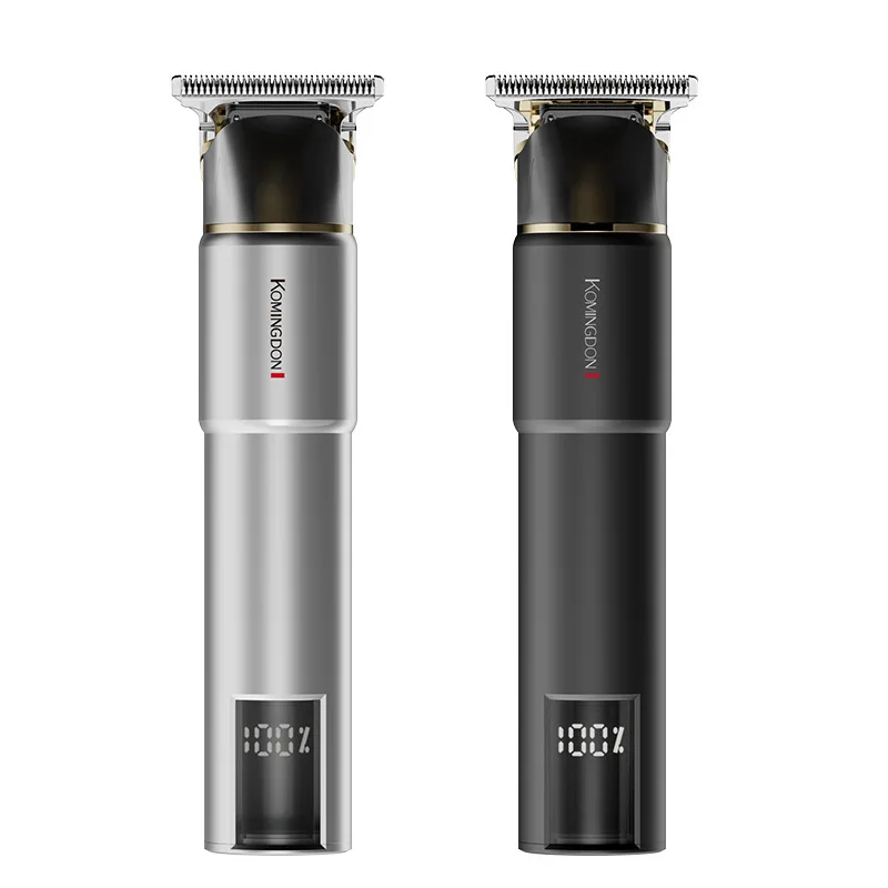 KOMINGDON Professional Waterproof Metal Body Retro Carving Oil Head Hair Clipper Electric Trimmer Shaver Hair Cutting Machine