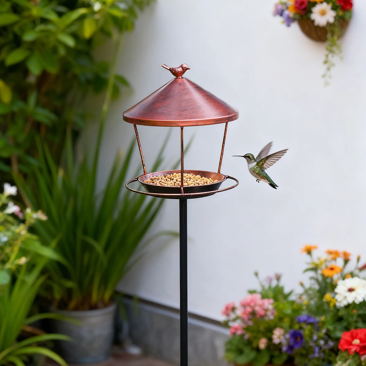 Baño para Pájaros de Hierro Re - Bonsai Garden China reseña y precio