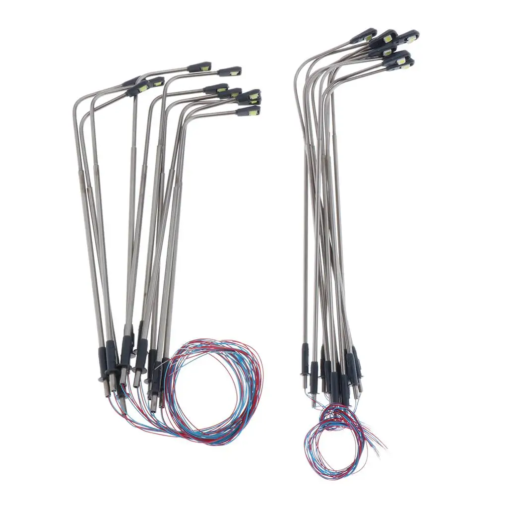 20/set 3V Model Street lighting led Scenery Layout Decor 1:75 1:100 HO OO Scale