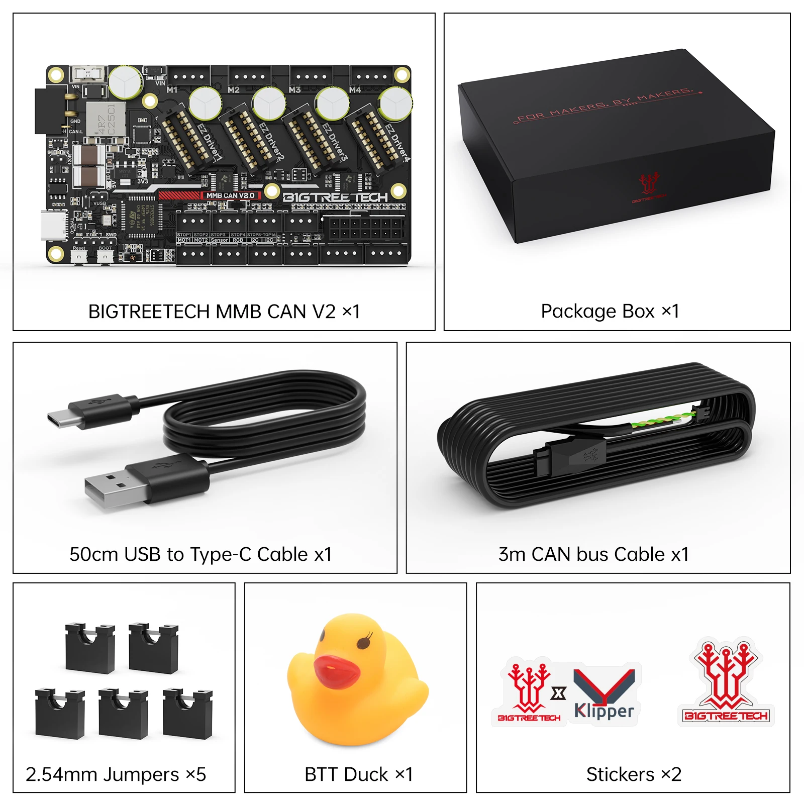 BIGTREETECH MMB CAN V2.0 Board Enraged Rabbit Carrot Feeder board Feeder board 3d Printer Parts for Voron 2.4 trident ERCF