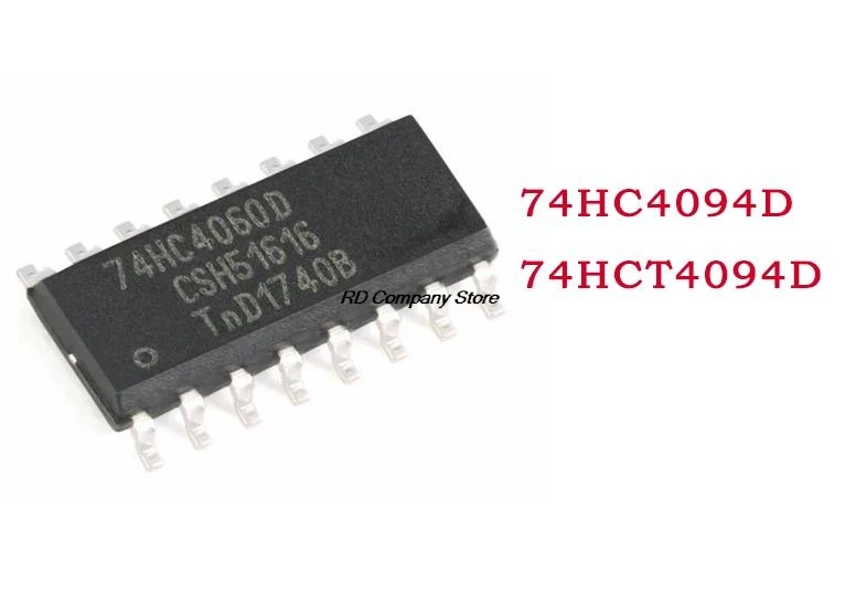 10PCS 74HC4094D 74HCT4094D SOP16 100% New Original Shifting Register Chips