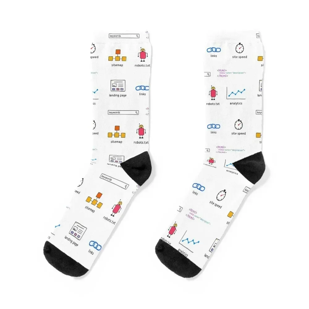 

SEO (Search Engine Optimization) Set Socks sheer christmas gift Girl'S Socks Men's