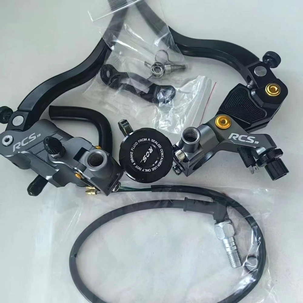 

19RCS мотоциклетный главный цилиндр тормозной муфты, рычаг линии, универсальная муфта 22 мм для Honda Yamaha Kawasaki Suzuki Moto Racing