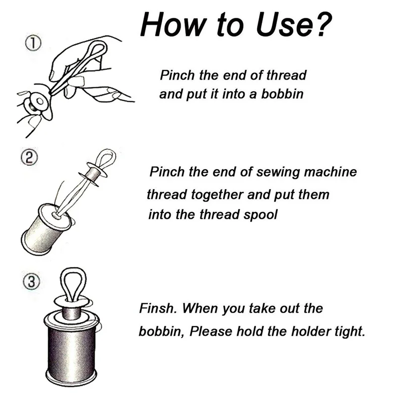 ABWR-Bobbin Buddies - مشابك مداسبة - حافظ على خيوط البكرة الخاصة بك متطابقة مع منظم بكرات بكرات الخيط (150 قطعة)