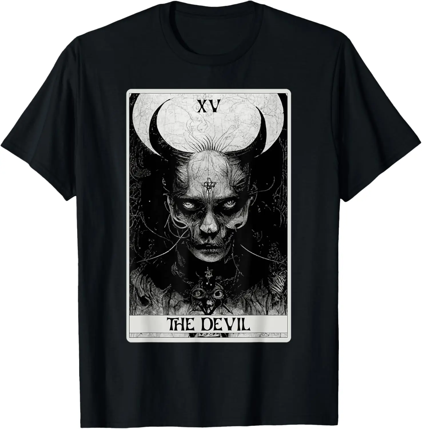 Occult Dark Art Devil Tarot Card T-Shirt