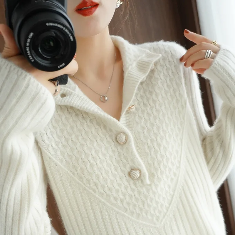 

Свободный крой, длинный вязаный топ свека с высоким воротником, утягивающий базовый слой, свитер, женский модный осенне-зимний свитер, Новое поступление