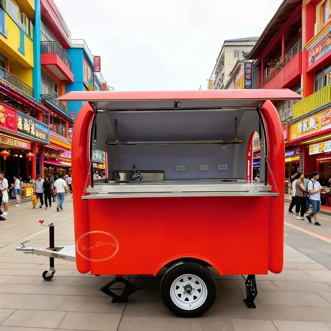 

The main body of the trailer is controlled by orange-red, this warm-toned color will be made by one