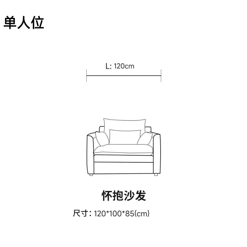 Customizable medieval style, hug fabric, straight row, high sense, removable and washable French retro cream style down sofa