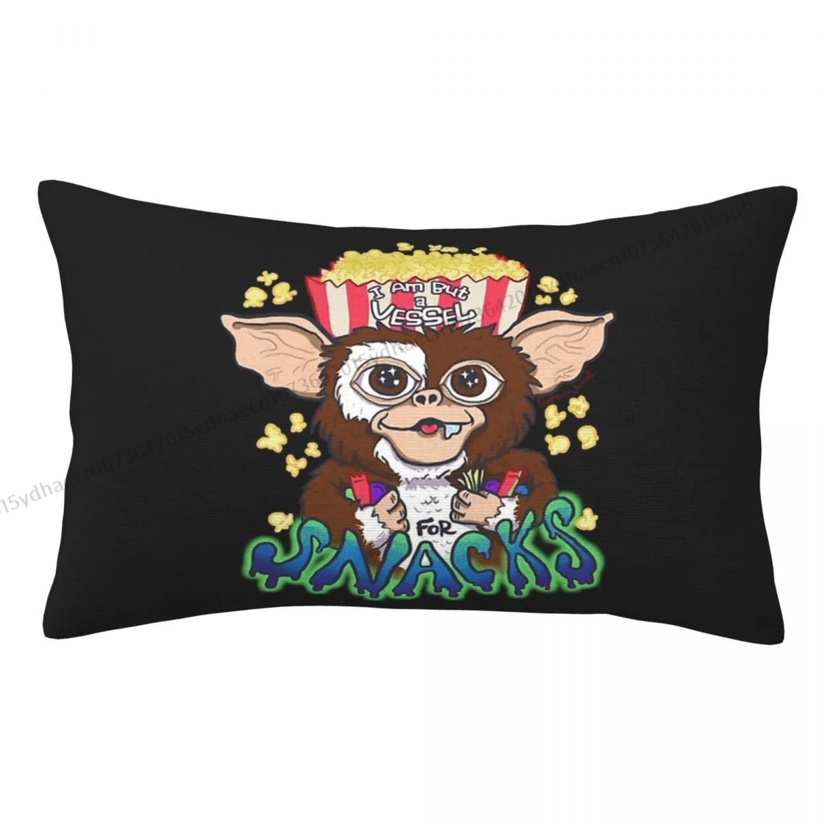 Vessel For Snacks Printed Pillow Case Gremlins Film Backpack Cushions Covers Kawaii Home Decor Pillowcase