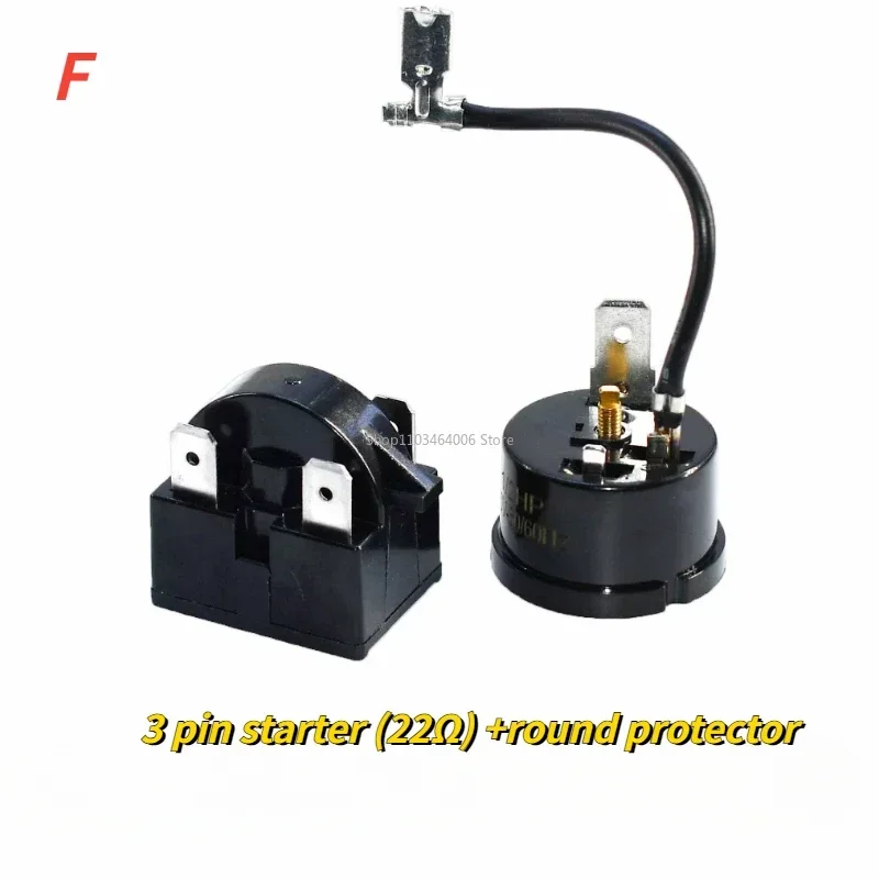 WZ-Refrigerator compressor 3-pin starter with overheat protector QP2-15