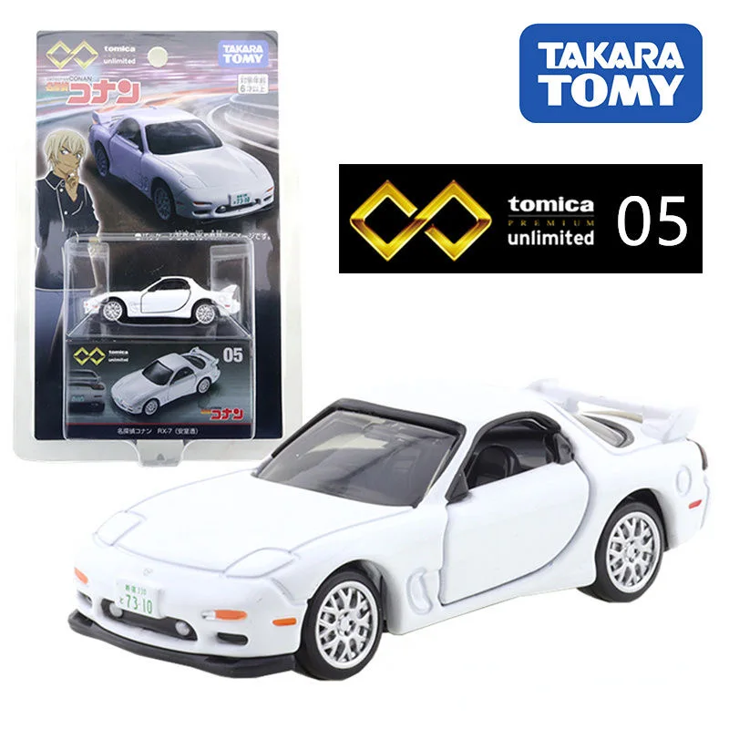 TAKARA TOMY Tomica Premium Unlimited Back To The Future De Lorean Time Machine The Fast and The Furious Detective Conan RX-7