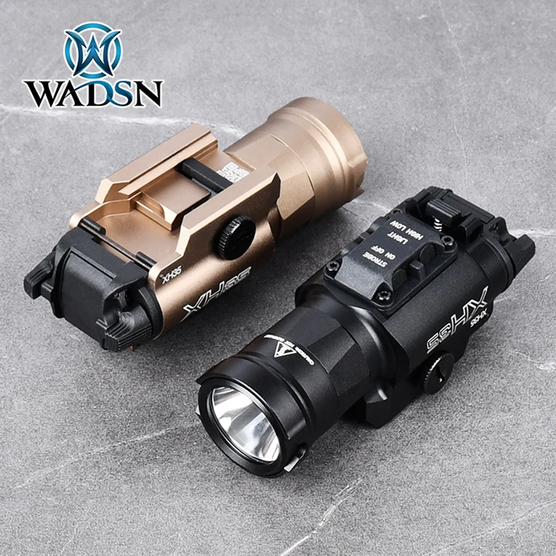 Tactical XH35 X300 X400 Pistol Lamp Metal LED Flashlight Hight Power Weapon Light Fit 20mm Rail Airsoft Gun Lighting Accessories