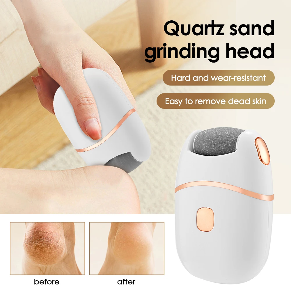 Electric Foot Grinder 2 Gears Automatic Pedicure Tool Remove Deadskin Calluse Dead Skin Scrubber Polishing Exfoliation Feet Care