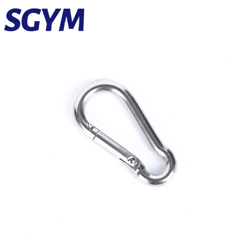 Carabiner Clip Stainless Steel 304 M4 M5 M6 M7 M8 M10 M11 M12 Locking Durable Spring Snap Hook Carabiner Clips for Outdoor