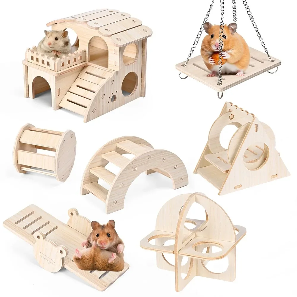 Pet Hamster Wooden …