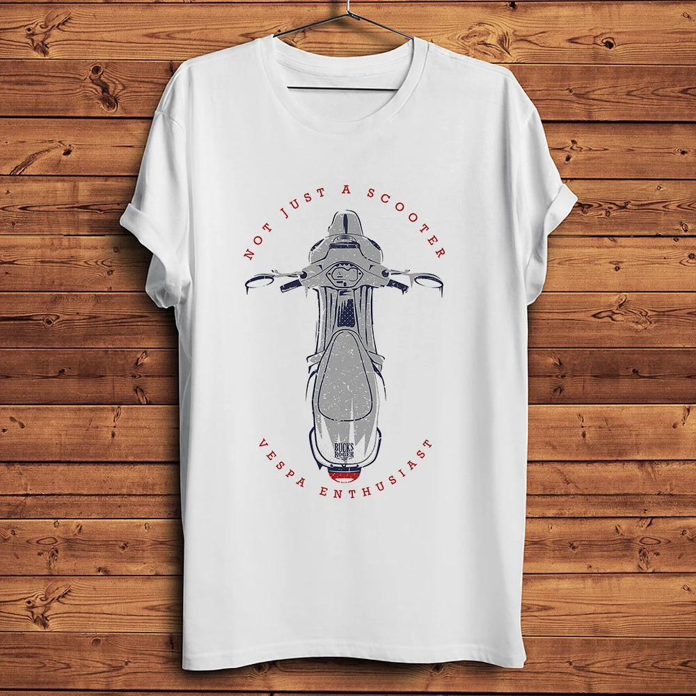 Classic Scooter motorcycle amusing T Shirt Men Casual Tee Homme breathable Tshirt funny unisex motorcyclist streetwear