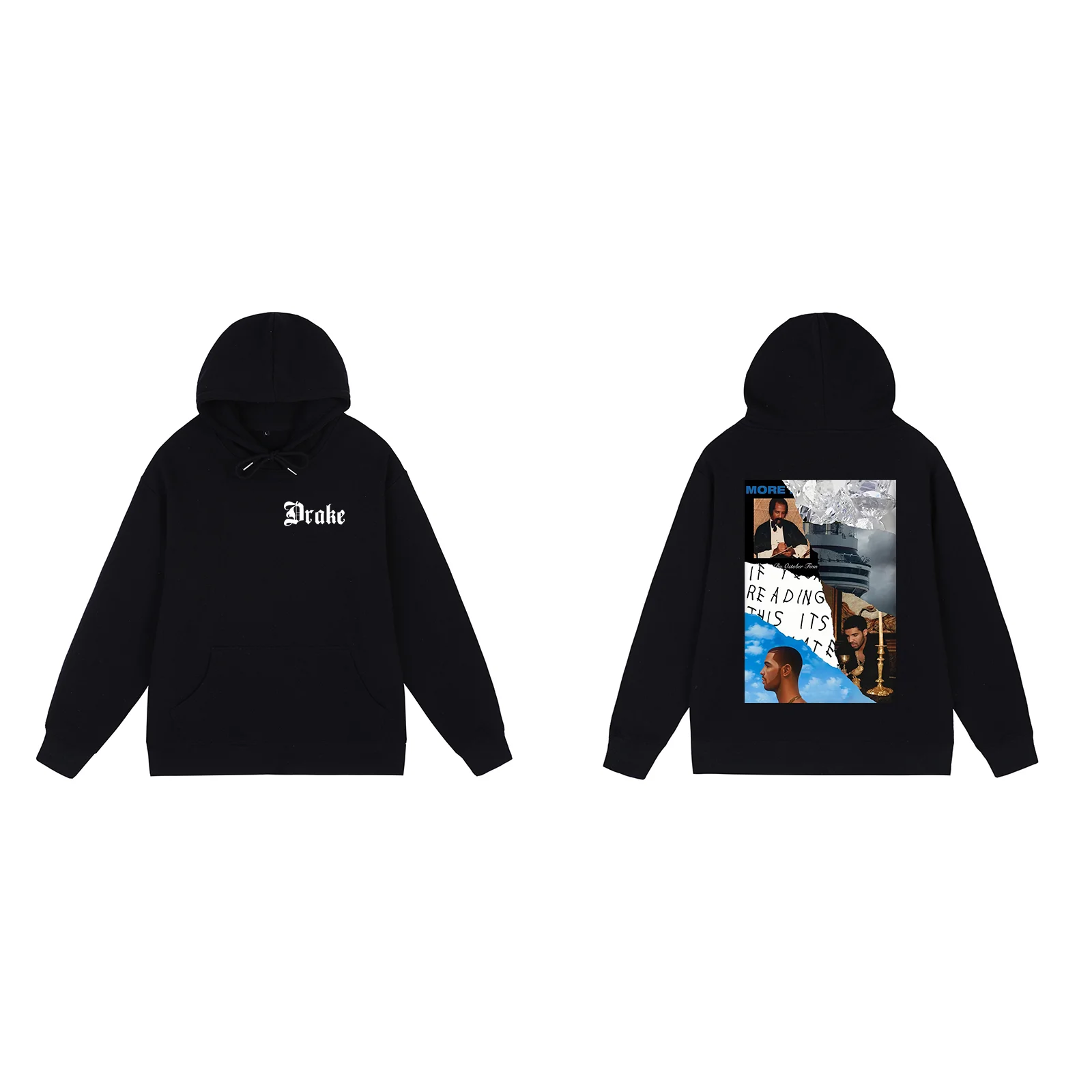 Drake Vintage Hoodies Sweatshirts Hip Hop Rap men women unisex Cotton